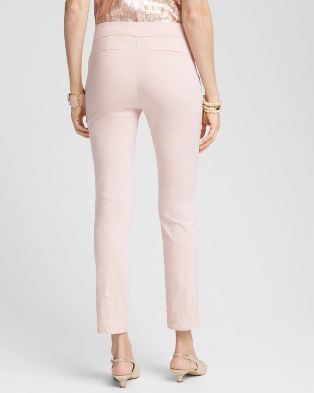 Brigitte Sequined Slim Ankle Pants - image 3